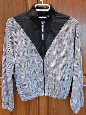 ZARA light zip down bomber jacket medium